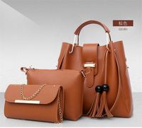 Set Tas Tangan dan Dompet Wanita Tanpa Pilihan Warna, Tas Selempang dan Dompet Custom