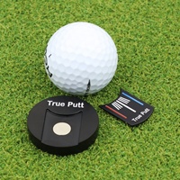 Marcador de Bolas de Golf Magnético Personalizado de Plástico al por Mayor, Mini Nivel de Burbuja para Alineación, Venta Caliente
