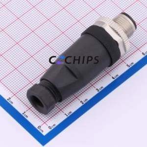 I.AX.TSN.M12.P04.PP7 Circular (Cable) Connector Connector ( Jack Specification: M12 )( Total PIN Count: 4P )( Gender: Male ) - Product Image 2