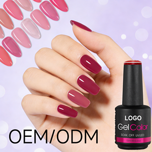 Esmalte de Uñas en Gel de Colores Variados, de Larga Duración, Venta al Por Mayor, OEM, Secado con Lámpara UV LED - Product Image 1