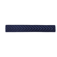Ruban tissé 4 cm bleu marine motif flèche, accessoires de sac, style sangle classique