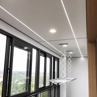 Panneau en aluminium alvéolé antibactérien, ignifuge, écologique, avec LED intégrées, sans poussière, facile à nettoyer, pour salle blanche d'hôpital et laboratoire