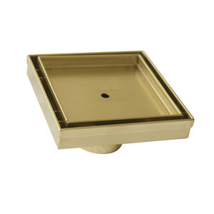 Hochwertige schwarze quadratische Fliesen einsatz Badezimmer falle Sus304 Geruchs neutrale Stealth Deodorant Edelstahl Dusch boden ablauf - Product Image 4