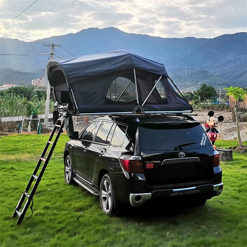 4 Person Soft Shell Aluminum High Roof Top Tent Quick Automatic Opening ...