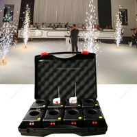 Système de tir de feux d'artifice froids pour mariage, cérémonie de mariage, première danse, entrée du couple, 8 signaux, unité de contrôle pyrotechnique