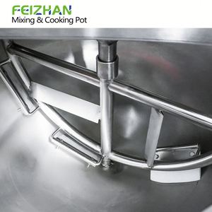 Olla de cocina industrial de acero inoxidable para producción de salsas picantes, equipo de mezcla y mezcla a alta temperatura, - Product Image 2