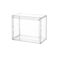 Boîte de rangement de bureau style 2026 en acrylique transparent, étagère multifonction pour figurines et organisateur de figurines Gouzi
