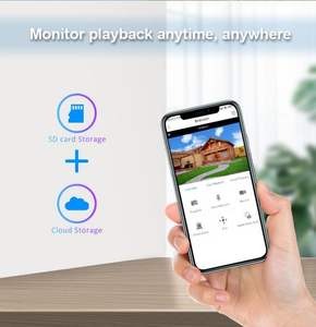 Venta caliente Tris Home APP Detección de Movimiento/Visión nocturna Panel solar CCTV Cámara PTZ Cámara al aire libre para venta al por mayor Q25 - Product Image 5