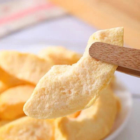 Heetst verkopende 100% natuurlijke gevriesdroogde gele perzikplakjes FD perzikchips zonder toegevoegde suiker knapperige fruitsnacks groothandel bulk