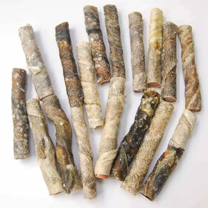 Oem odm תזונה בריאה הסיטונאי עוף עטוף כלבים עור דגים לכלבים עור חלבון גולמי גבוה חלבון יבש מזון לחיות מחמד - Product Image 2