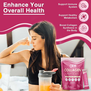 Polvo de Péptidos Múltiples OEM/ODM, Colágeno Hidrolizado Tipo I, II, III, V y X, Ácido Hialurónico, Biotina, Vitamina C, Polvo Rico en Nutrientes - Product Image 6