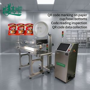 Máquina Personalizada para Verificación de Códigos QR en Línea con Marcado Láser y Comprobación Visual para Impresión de Fecha y Código en Empaques de Papel para Alimentos, Detección de Productos Calificados - Product Image 1