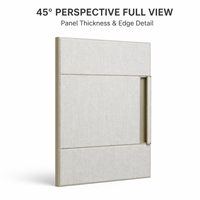 Porte de placard en cuir stratifié de luxe 3-en-1 en tissu et aluminium, cadre de lit six portes pour placard en cuir