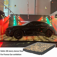 Décoration de fête de mariage, panneau lumineux LED doré étoilé, lumière étoilée, piste de danse LED