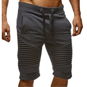 Tinta unita In Cotone di Sport Coulisse Sweat Shorts pantaloni mezzi per gli uomini personalizzati colpi palestra uomo di Sport pantaloncini <span class=keywords><strong>da</strong></span> corsa con tasca - Product Image 4