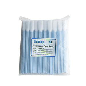 Blue Green Handle Lint Free Cleanroom Flat <b>Square</b> Sponge <b>Foam</b> Tip Printer Cleaning Swab for Clean Room - Product Image 1