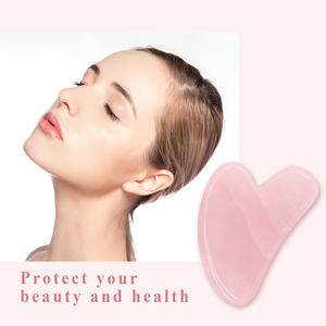 Zhongyan Taihe Guasha เซ็ตลูกกลิ้งใบหน้ารูปหัวใจกัวซาต่อต้านริ้วรอยกุหลาบหยกธรรมชาติสีชมพู - Product Image 6