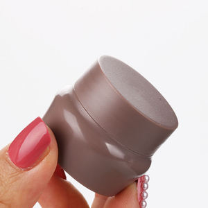 NOUVEAU <span class=keywords><strong>Mini</strong></span> pot en plastique brun bon marché de 5 g pour gel à ongles, crème, en vente - Product Image 2