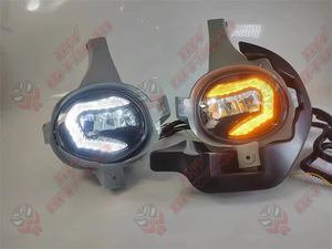 Luces LED de Circulación Diurna para <span class=keywords><strong>Toyota</strong></span> <span class=keywords><strong>Hilux</strong></span> Vigo 2005 <span class=keywords><strong>2006</strong></span> 2007, <span class=keywords><strong>Faros</strong></span> <span class=keywords><strong>Antiniebla</strong></span> con Señal de Giro Secuencial DRL - Product Image 3
