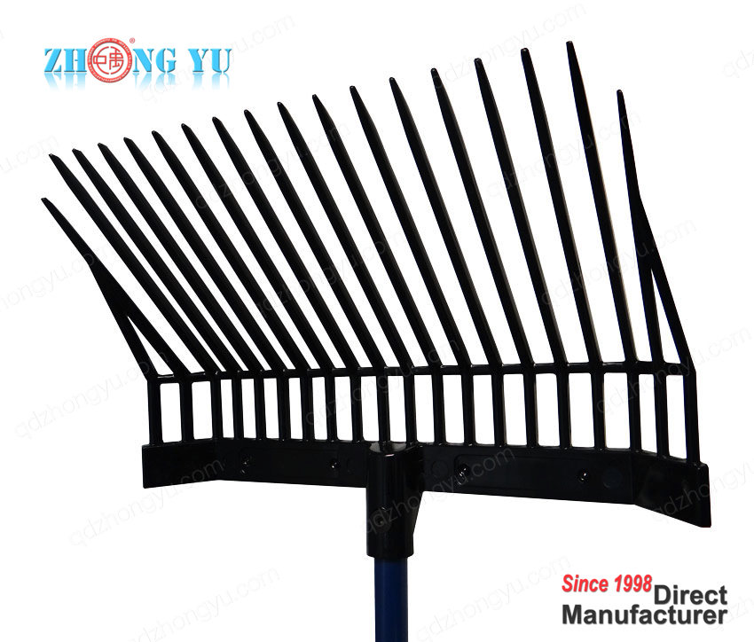 Indestructible manure fork with durable lightweight aluminum handle manure fork head Products