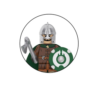 Miniature <span class=keywords><strong>di</strong></span> Personaggi Cinematografici con Scudo e Lancia, Nani ed Elfi della <span class=keywords><strong>Terra</strong></span> <span class=keywords><strong>di</strong></span> <span class=keywords><strong>Mezzo</strong></span>, Figurine in Plastica, Giocattoli da Costruzione - Product Image 4
