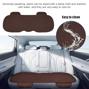 Coussin de siège auto rafraîchissant et ferme, idéal pour l'été, en soie glacée respirante, facile à installer et à nettoyer - Product Image 4