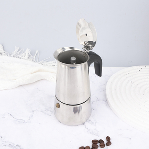 Cezve Ibrik arabe turc en acier inoxydable, capacité de 350ml et 600ml | Cafetière durable du Moyen-Orient fabriquée à la main et résistante à la chaleur - Product Image 5