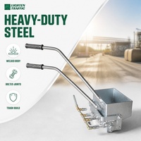 Machine de marquage routier motorisée légère pour lignes et bandes, avec applicateur à moteur, 18P, poids 30kg, fonction de préchauffage, haute performance