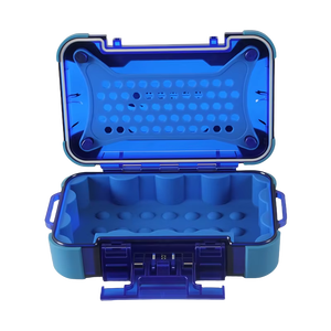 Boîte <span class=keywords><strong>à</strong></span> <span class=keywords><strong>outils</strong></span> simple personnalisée pour PC, boîte <span class=keywords><strong>à</strong></span> <span class=keywords><strong>outils</strong></span> portable en plastique, boîte de rangement, étui rigide imperméable bleu - Product Image 1