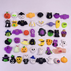 Juguete Antiestrés Blandito de Halloween, Diseño Creativo de Calabaza de Dibujos Animados, Material TPE, para Niñas - Product Image 1