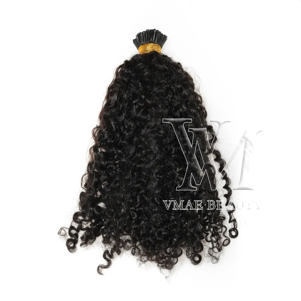 Nvme — Extension de cheveux humains bouclés et crépus style péruvien, cheveux vierges, non traités, 100g 1 g/s, NC, Afro,
