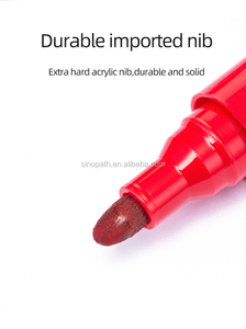 Marqueur permanent Sipa SM338 à pointe ronde, <span class=keywords><strong>encre</strong></span> huileuse colorée, produit pour l'écriture sur papier - Product Image 3