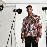 Veste universitaire rétro décontractée unie et respirante pour homme, style streetwear, avec fermeture éclair, en tissu tissé, grande taille, pour les fans de basketball