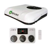 Nouveau climatiseur de toit tout-en-un 24V/12V avec compresseur scroll pour voiture, camion, camping-car, capacité de refroidissement de 2800W