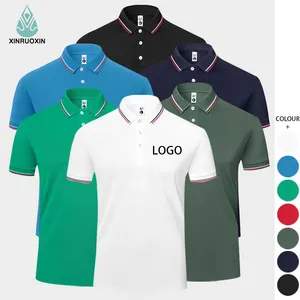 Großhandel Direktverkauf Plus-Größe Kurzarm-Herren-Kundenspezifische T-Shirts Polo gestricktes Sweatshirt mit Großhandel angesagter Stil