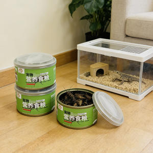 Aliment en conserve de sauteurs noirs riches en protéines, sans OGM, <span class=keywords><strong>vente</strong></span> directe usine, longue conservation, pour poulets, poissons, oiseaux, tortues et reptiles - Product Image 1