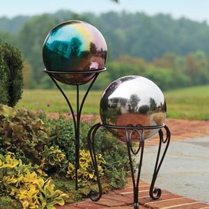 Bola de globo de observación de espejo cromado de acero inoxidable irrompible de <span class=keywords><strong>18</strong></span> pulgadas para servicio de procesamiento soldado de jardín de césped al aire libre - Product Image 3