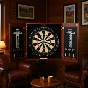 Vevor Steel Tip <b>Dartboard</b> <b>Cabinet</b> Set Official Size Double-door Durable Design for Adults - Product Image 2