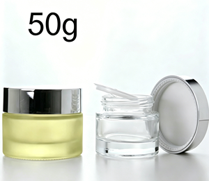 กระปุกครีมหน้าใสฝาปิดสีทองขนาด50กรัม100มล. ขวดครีมเครื่องสำอางแต่งหน้าหรูหรา OEM ODM ออกแบบได้ตามที่ต้องการ - Product Image 2