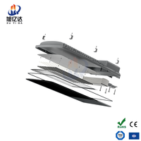Lampadaire LED étanche IP66 en aluminium moulé sous pression, alimentation CA, lumière du jour 6000K, angle de faisceau 120°, Ra>70 CRI, garantie 3 ans, dimmable