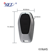 YET2198 Control Remoto Multicolor 433 315, Código Fijo Personalizado, Código de Aprendizaje, Código Variable, Control Remoto con Función de Copia