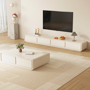 Modernes Luxuriöses Holz-<span class=keywords><strong>TV</strong></span>-Schrank und Couchtisch Set Wohnzimmer Schlafzimmer Aufbewahrung Dekoration Möbeldesign - Product Image 5