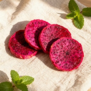 100% Natural Pink <span class=keywords><strong>Dragon</strong></span> Fruit Sweet Dried Tropical Delight FD Proceso <span class=keywords><strong>de</strong></span> secado Conservación del agua - Product Image 2