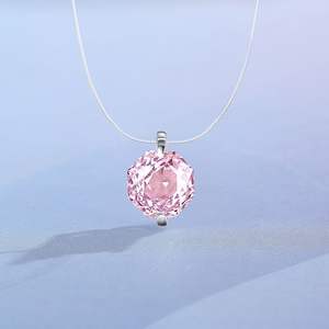 Collana Creativa con Ciondolo a Goccia <span class=keywords><strong>d</strong></span>'Acqua in Zircone Coreano, Catena Trasparente con Pendente a Forma di Lacrima di Sirena, Gioielli da Donna in <span class=keywords><strong>Argento</strong></span> Rosa - Product Image 2