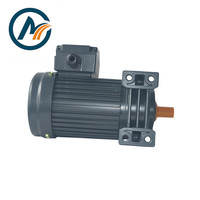 Moteur asynchrone triphasé 600 tr/min CH 1500W 220/380/415V AC, engrenages de haute précision, refroidissement par ventilateur entièrement fermé, montage sur panneau IP44