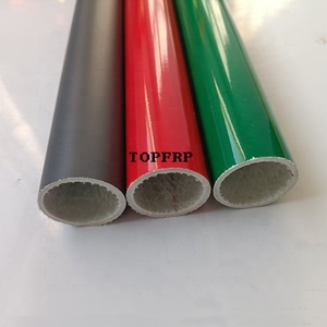 Tube rond en fibre de verre personnalisé, tube creux en FRP pour manche de pelle - Product Image 1