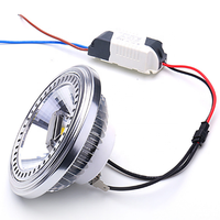 Spot LED moderne 12W AR111 GU10 G53 IP44 en aluminium, DC/AC 12V, blanc chaud CCT, angle de faisceau 30°, pour maison et bureau, montage en surface