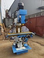 Machine de perçage et de fraisage universelle ZX7550CW, verticale et horizontale, à engrenages, avec option DRO, directement de l'usine