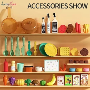 Jouets de <span class=keywords><strong>cuisine</strong></span> pour enfants d'âge préscolaire avec lumières réalistes, aliments de jeu, évier de simulation avec fonction de pulvérisation - Product Image 4