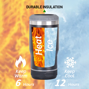 Fonwhy Tùy Chỉnh 304 Thép Không Gỉ Có Thể Sạc Lại Chân Không Cách Điện Bluetooth Loa Có Thể Mát Âm Nhạc Cốc Cho Du Lịch Xe <span class=keywords><strong>Cup</strong></span> 2 Nắp - Product Image 5